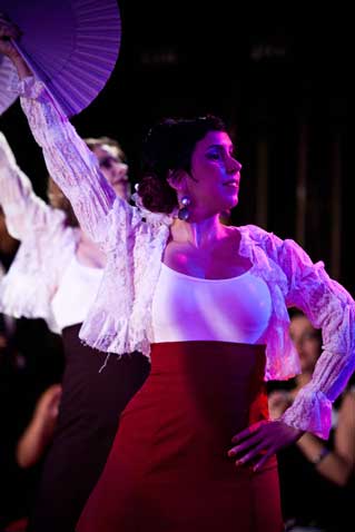 Show de Flamenco La Tasca da Cuadra Flamenca realizada no Teatro Folha em 2011. Vera Alejandra. Foto: Pedro Napolitanos Prata