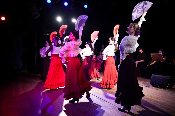 Show de Flamenco La Tasca da Cuadra Flamenca realizada no Teatro Folha em 2011. Vera Alejandra. Foto: Pedro Napolitanos Prata