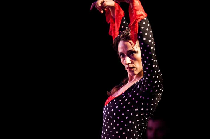 Show de Flamenco La Tasca da Cuadra Flamenca realizada no Teatro Folha em 2011. Vera Alejandra. Foto: Pedro Napolitanos Prata