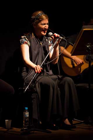 Show de Flamenco La Tasca da Cuadra Flamenca realizada no Teatro Folha em 2011. Vera Alejandra. Foto: Pedro Napolitanos Prata