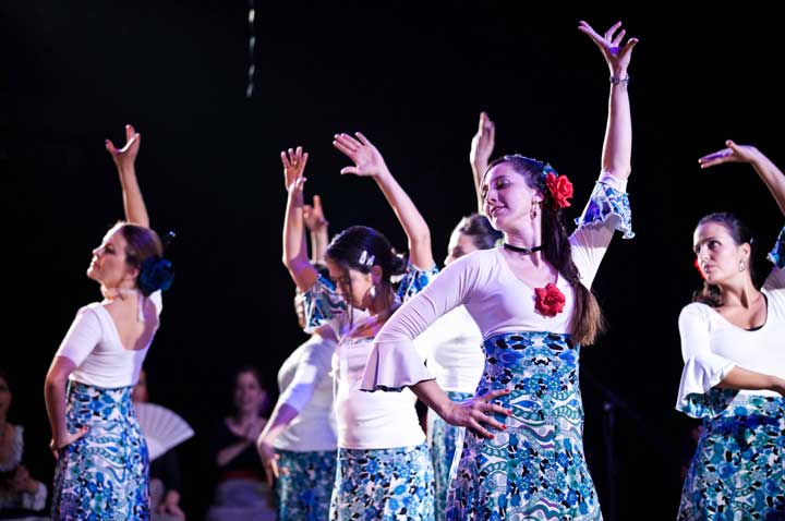 Show de Flamenco La Tasca da Cuadra Flamenca realizada no Teatro Folha em 2011. Vera Alejandra. Foto: Pedro Napolitanos Prata