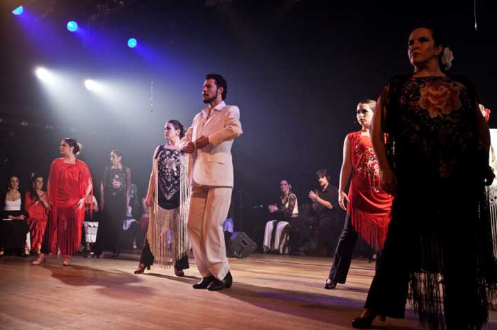 Show de Flamenco La Tasca da Cuadra Flamenca realizada no Teatro Folha em 2011. Vera Alejandra. Foto: Pedro Napolitanos Prata