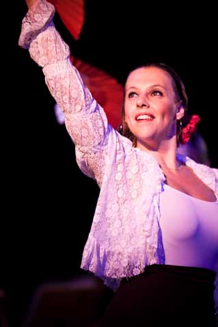 Show de Flamenco La Tasca da Cuadra Flamenca realizada no Teatro Folha em 2011. Vera Alejandra. Foto: Pedro Napolitanos Prata