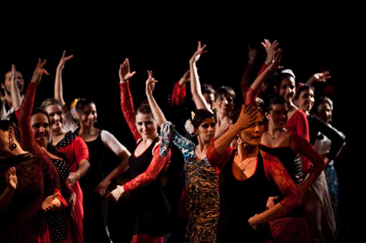 Show de Flamenco La Tasca da Cuadra Flamenca realizada no Teatro Folha em 2011. Vera Alejandra. Foto: Pedro Napolitanos Prata