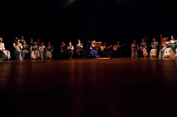 Show de Flamenco La Tasca da Cuadra Flamenca realizada no Teatro Folha em 2011. Vera Alejandra. Foto: Pedro Napolitanos Prata