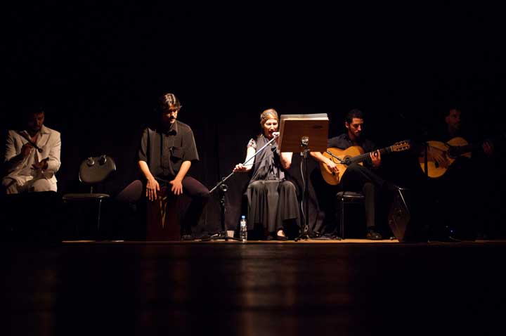 Show de Flamenco La Tasca da Cuadra Flamenca realizada no Teatro Folha em 2011. Vera Alejandra. Foto: Pedro Napolitanos Prata