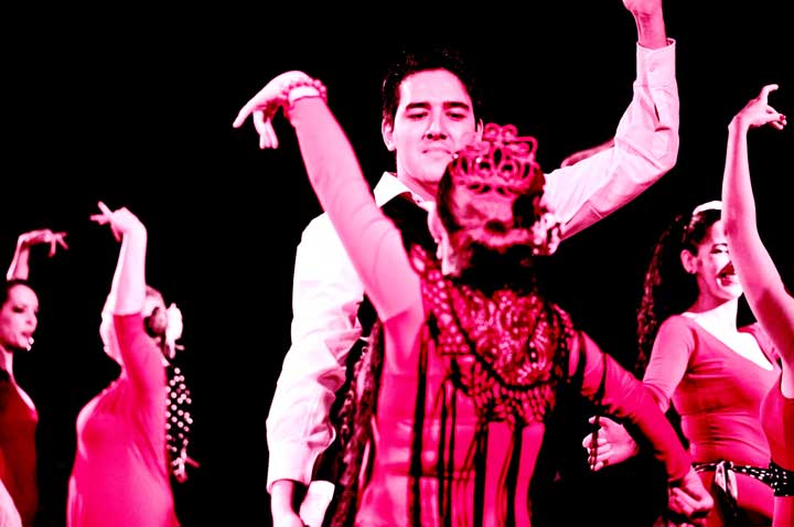 Show de Flamenco La Tasca da Cuadra Flamenca realizada no Teatro Folha em 2011. Vera Alejandra. Foto: Pedro Napolitanos Prata