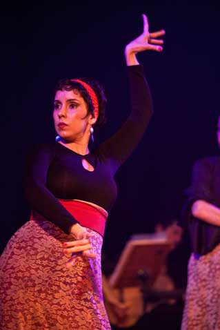 Show de Flamenco La Tasca da Cuadra Flamenca realizada no Teatro Folha em 2011. Vera Alejandra. Foto: Pedro Napolitanos Prata