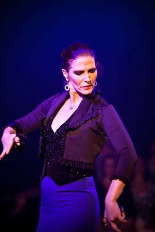 Show de Flamenco La Tasca da Cuadra Flamenca realizada no Teatro Folha em 2011. Vera Alejandra. Foto: Pedro Napolitanos Prata