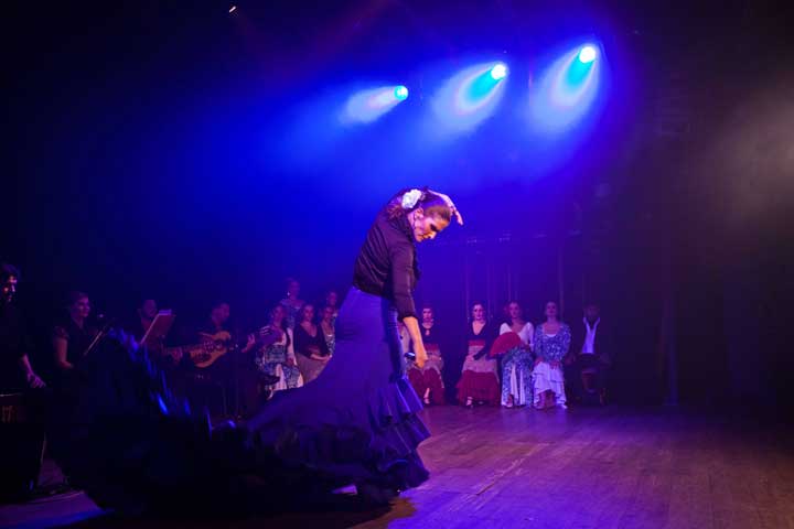 Show de Flamenco La Tasca da Cuadra Flamenca realizada no Teatro Folha em 2011. Vera Alejandra. Foto: Pedro Napolitanos Prata